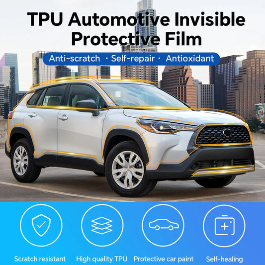 Precut PPF for Toyota Corolla Cross LE / XLE (2022–2024) | TPU Paint Protection Film - 14:29#Hood;5:200000990#Clear Film- DRIVEN - 2