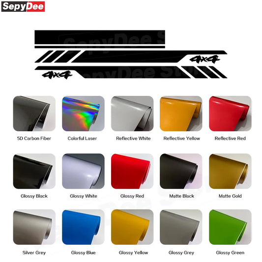 4x4 Hood & Door Side Stripe Decal Kit for Ford Bronco Sport | Full Body Vinyl Tuning Graphics - 200000182:193#hood sticker;355:203282824#Glossy white- DRIVEN - 2