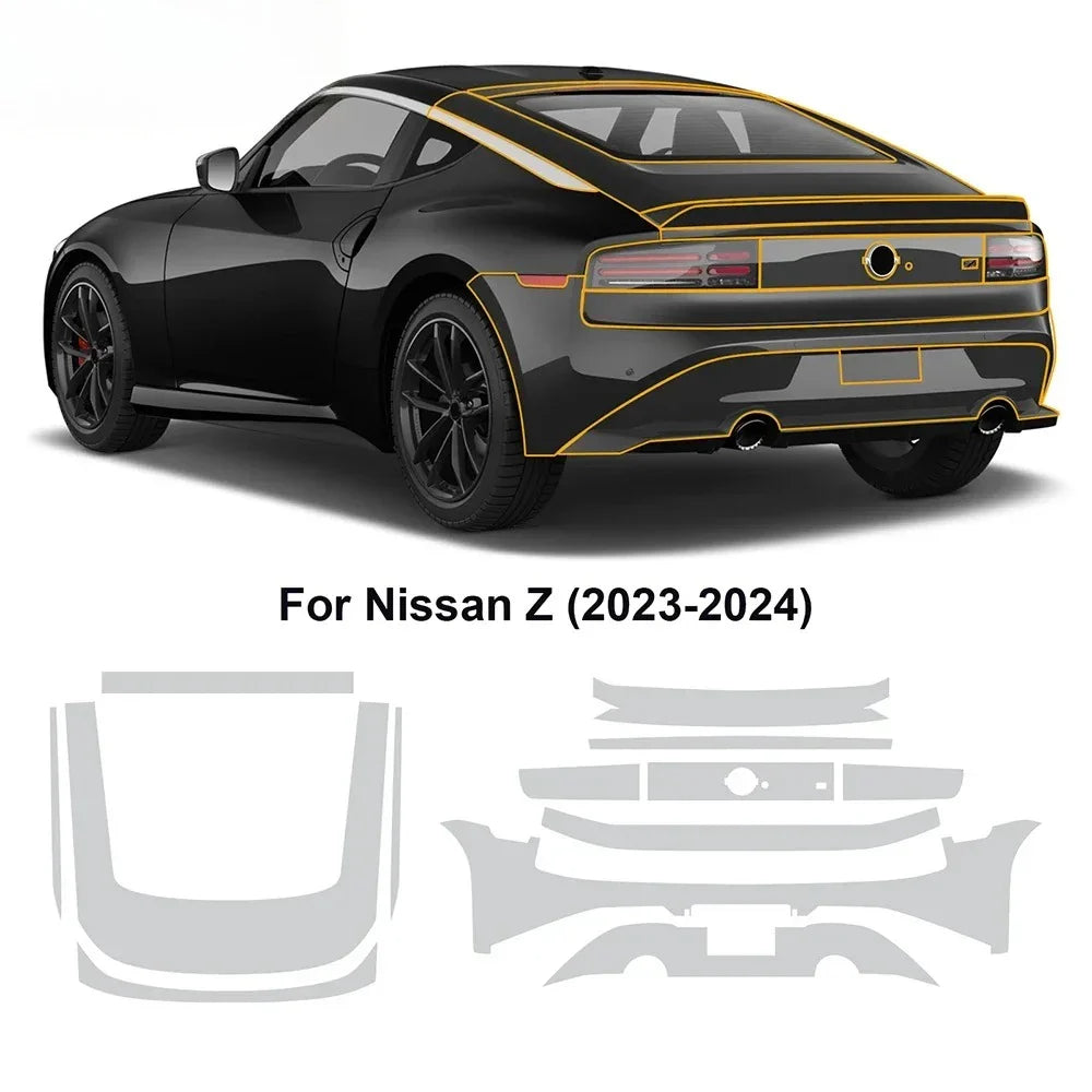 Precut PPF for Nissan Fairlady Z / RZ34 (2023–2025) | TPU Paint Protection Film - 200000182:350852#Rear Side-200000182:366#Rear Trunk-200000182:175#Whlole Set-200000182:193#Front-200000182:29#Door- DRIVEN - 12