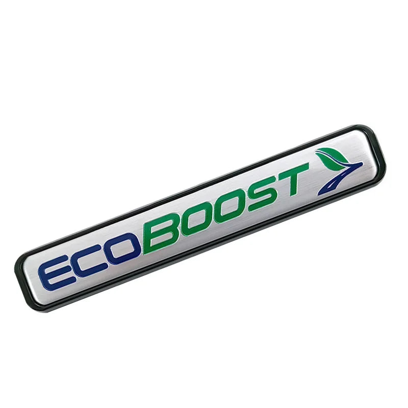 3D Metal 4WD EcoBoost Trunk Badge | Ford F-150 / Focus / Fiesta / Edge Logo Sticker - 200000182:691#4WD Silver-200000182:10#4WD Silver Black-200000182:193#Silver-200000182:29#Silver Black- DRIVEN - 6