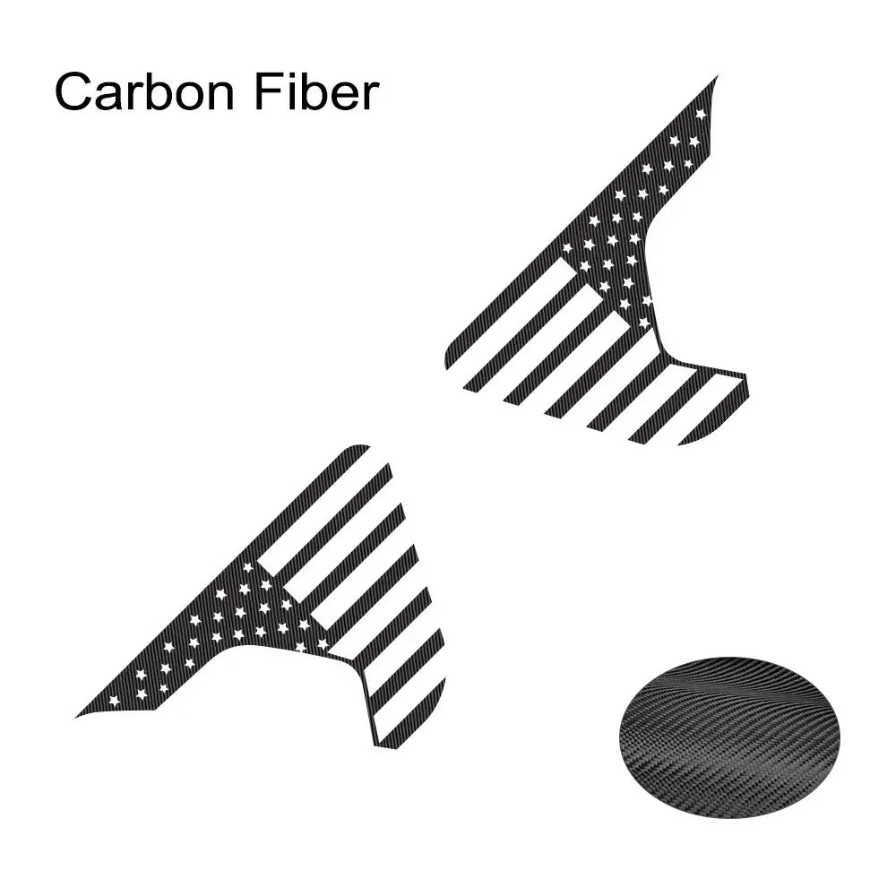 USA Flag Fender Vent Decal for Jeep Gladiator JT | Vinyl Truck Graphic Sticker - 200000182:193#Glossy Black-200000182:691#Glossy Gray-200000182:29#Glossy White-200000182:350852#Glossy Orange-200000182:10#Glossy Red- DRIVEN - 18