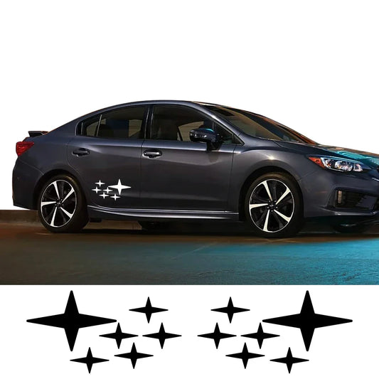 Creative Star Door Side Decal for Subaru Impreza / WRX / STI GDB | 2-Piece Vinyl Sticker - 200000182:691#Glossy Blue;5:200000990#2PCS- DRIVEN - 2