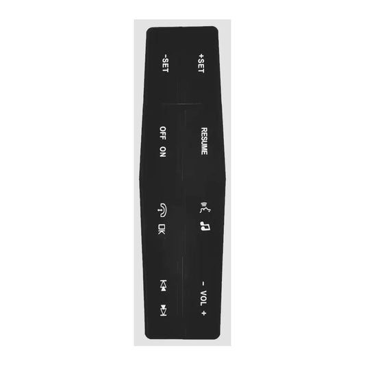 Steering Wheel Button Repair Decal | 1-Piece Car Interior Vinyl Sticker for Worn Buttons - <none>- DRIVEN - 2