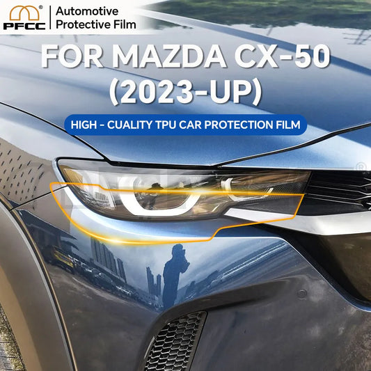 Precut PPF for Mazda CX-50 (2023–2025) | TPU Headlight, Mirror & Pillar Paint Protection Film - 200000182:193#B C Pillars Film;355:203282823#With Tools;5:200000990#Transparent Film- DRIVEN - 2