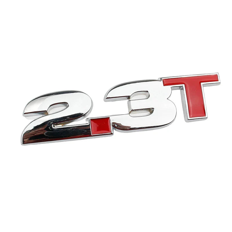 3D Metal 2.3T Displacement Badge for Ford Mustang GT / Shelby EcoBoost | Emblem Sticker - 200000182:691#C-200000182:29#B-200000182:193#A- DRIVEN - 8