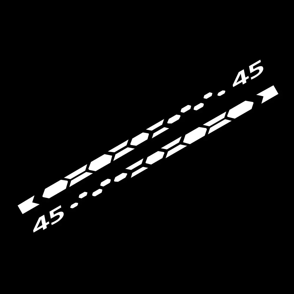 GTI Clubsport 45 Style Door Side Skirt Stripe Decal for VW Golf 8 MK8 | 2-Piece PVC Vinyl Sticker - 200000182:193-200000182:10-200000182:29- DRIVEN - 9