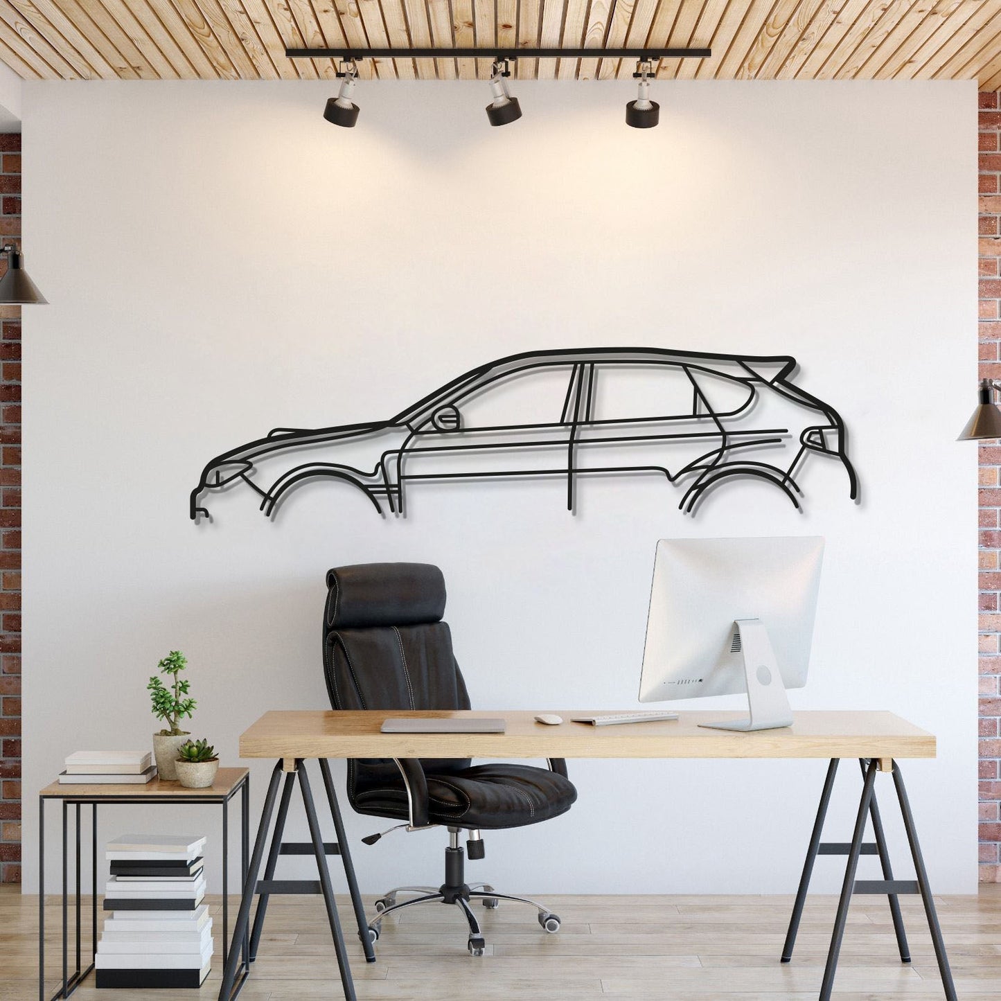 Impreza WRX STI GR Metal Car Wall Art - MT0994 - MT0994B49L-MT0994B69L-MT0994B80L-MT0994B99L-MT0994B120L- DRIVEN - 1