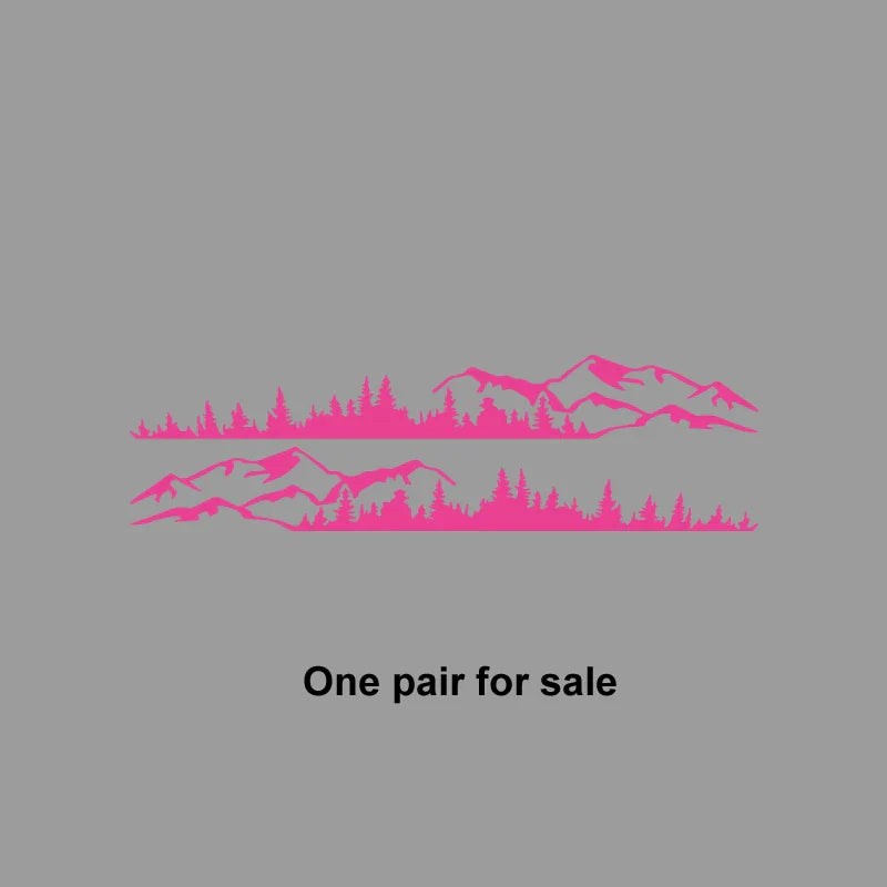Hills & Forest Scene Adventure Decal | Outdoor Nature Vinyl Sticker for Cars, Trucks & More - 200000182:366;5:100014064-200000182:10;5:361385-200000182:366;5:361385-200000182:366;5:361386-200000182:350853;5:361385- DRIVEN - 14