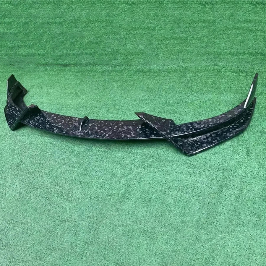 Real Carbon Fiber Front Bumper Lip & Diffuser Spoiler for Tesla Model Y | Diverter Body Kit - 14:200004889#FRP Matte Black-14:200004890#Carbon fiber-14:200004891#Forged Carbon- DRIVEN - 9