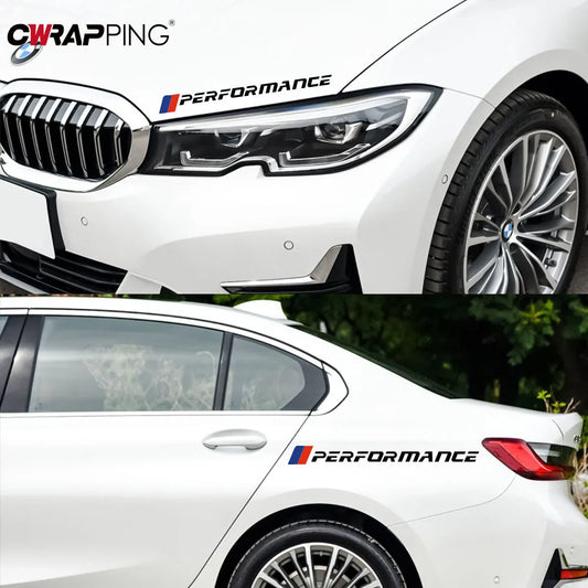 Performance Stripe Decal | Door & Front Visor Vinyl Graphic for Cars & Trucks - 200000182:193#Black;5:361385#42cmX4.8cm- DRIVEN - 2