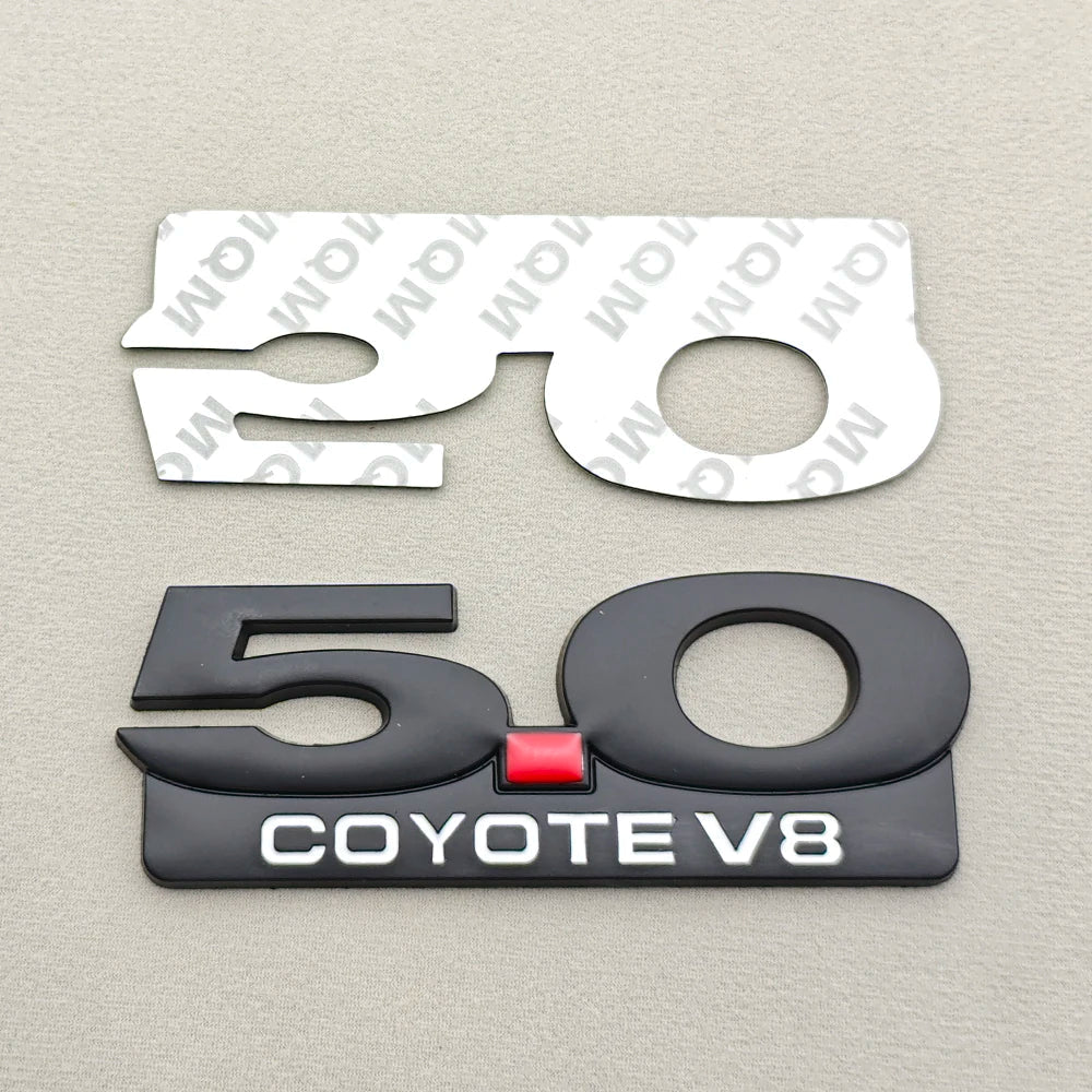 3D Metal 5.0 COYOTE V8 Badge | Grille, Trunk & Fender Emblem for Ford Mustang - 200000182:10#Sticker 5.0 Black-200000182:691#Sticker 5.0 Chrome-200000182:29#Sticker 5.0V8 Black-200000182:193#Sticker 5.0V8 Chome-200000182:173#Grill 5.0 Chrome- DRIVEN - 14