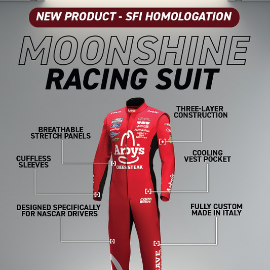 HRX | MOONSHINE - BeSpoke | Custom Racing Suit | PRO-Level | SFI - ----- DRIVEN - 2