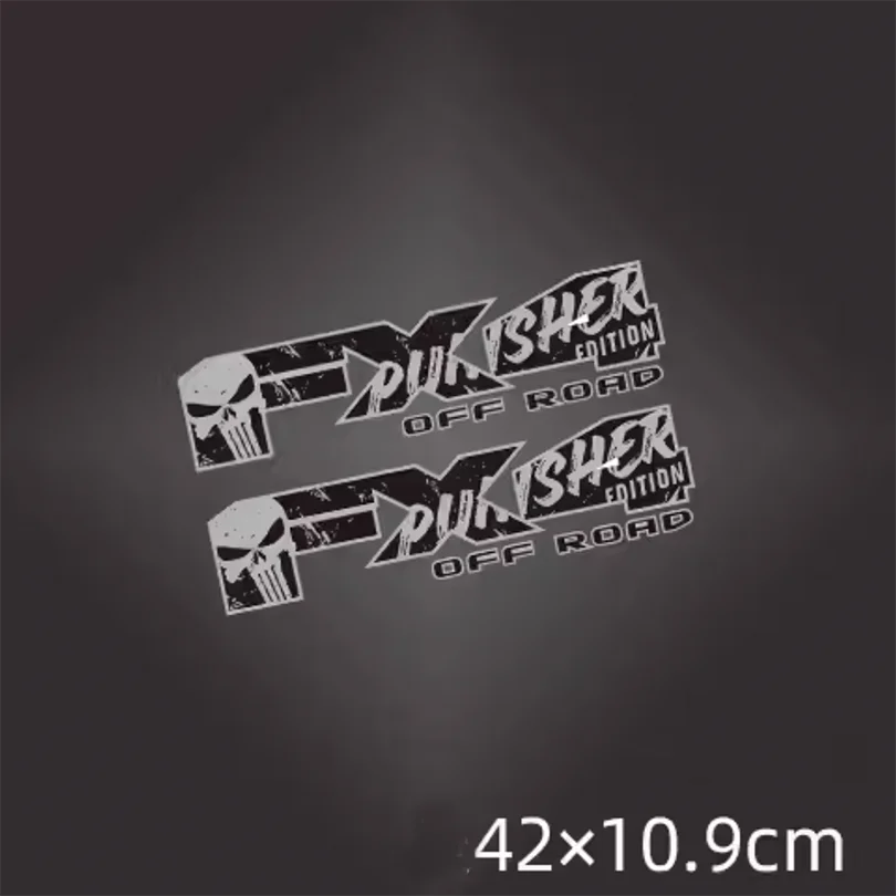 FX4 Off-Road Skull Bedside Decal for 4x4 Trucks | Modified Vinyl Sticker Kit - 200000182:193#A-200000182:29#B- DRIVEN - 8