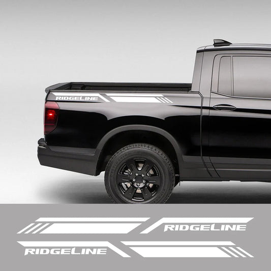 4x4 Trunk Side Stripe Decal for Honda Ridgeline | Vinyl Truck Graphics - 200000182:350852#Glossy Orange- DRIVEN - 2