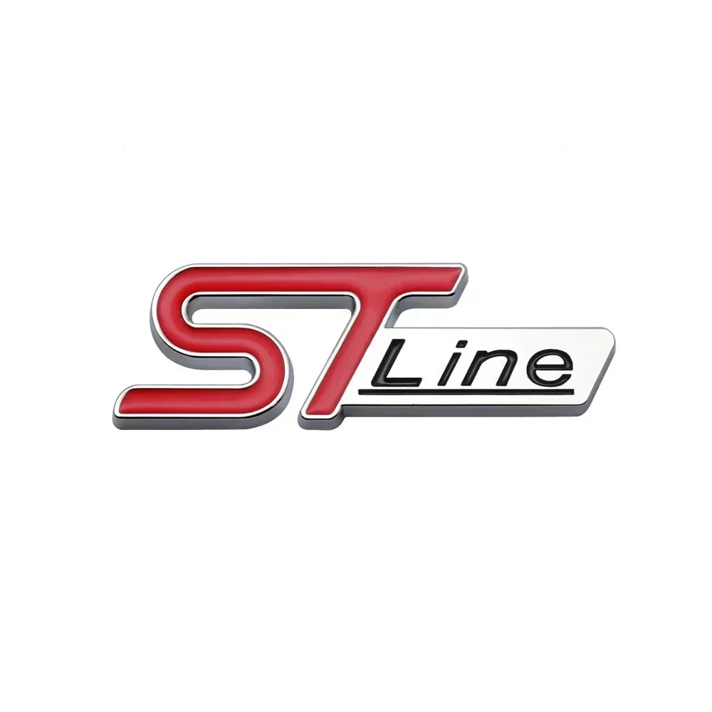 3D Metal ST Line Trunk Badge | Ford Focus / Mondeo / Kuga / Ecosport Emblem - 200000182:350686#Silver Blue;5:361385#7.9 x 2.7cm-200000182:496#Black Blue;5:361385#7.9 x 2.7cm-200000182:173#Silver Yellow;5:361385#7.9 x 2.7cm-200000182:175#Black Yellow;5:361385#7.9 x 2.7cm-200000182:350850#Black Green;5:361385#7.9 x 2.7cm- DRIVEN - 18