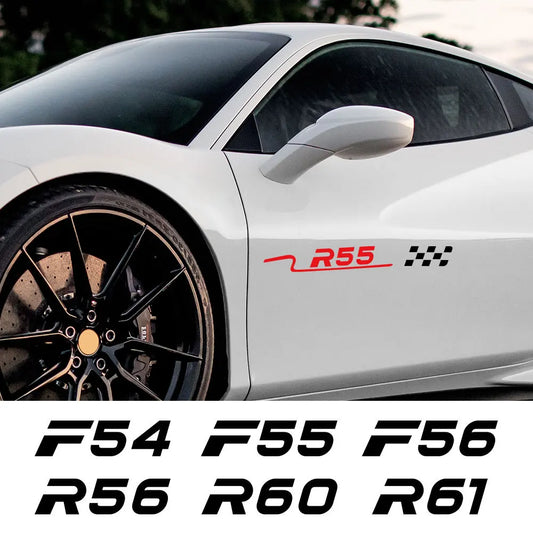 Body & Door Waistline Sticker for Mini Cooper (R50–R61, F54–F60) | 2-Piece Vinyl Decal - 200000182:29#For R52;355:203282823#Black- DRIVEN - 2
