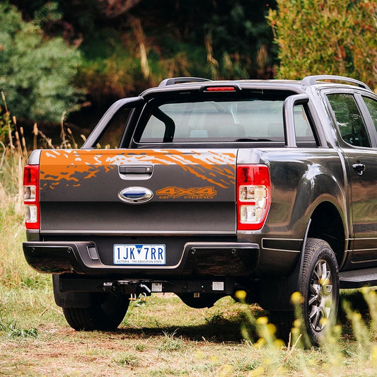 Universal 4x4 Off-Road Tailgate Decal | Fits Ford Ranger, Isuzu D-Max, Chevrolet, VW Amarok, Toyota Hilux & More - 200000182:350850#Matt Gold- DRIVEN - 2