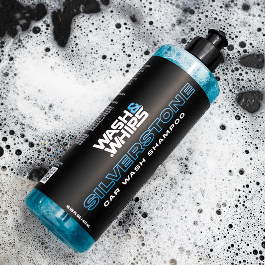 WASH & WHIPS | Car Wash Kit - 3-Gallon Bucket with Particle Interceptor Trap, Shampoo, Chenille Mitt & Microfiber Soft Towel, 5pcs - MFH271-F- DRIVEN - 2