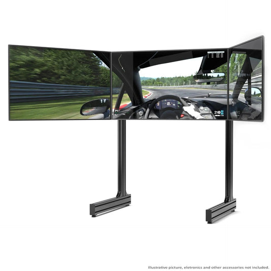 TRIPLE SCREEN ADD-ON FOR ALUMINUM PROFILE TV STAND - 4003- DRIVEN - 2