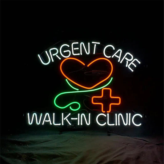 Urgent Care Walk in Clinic Neon Light Sign - ME478- DRIVEN - 2