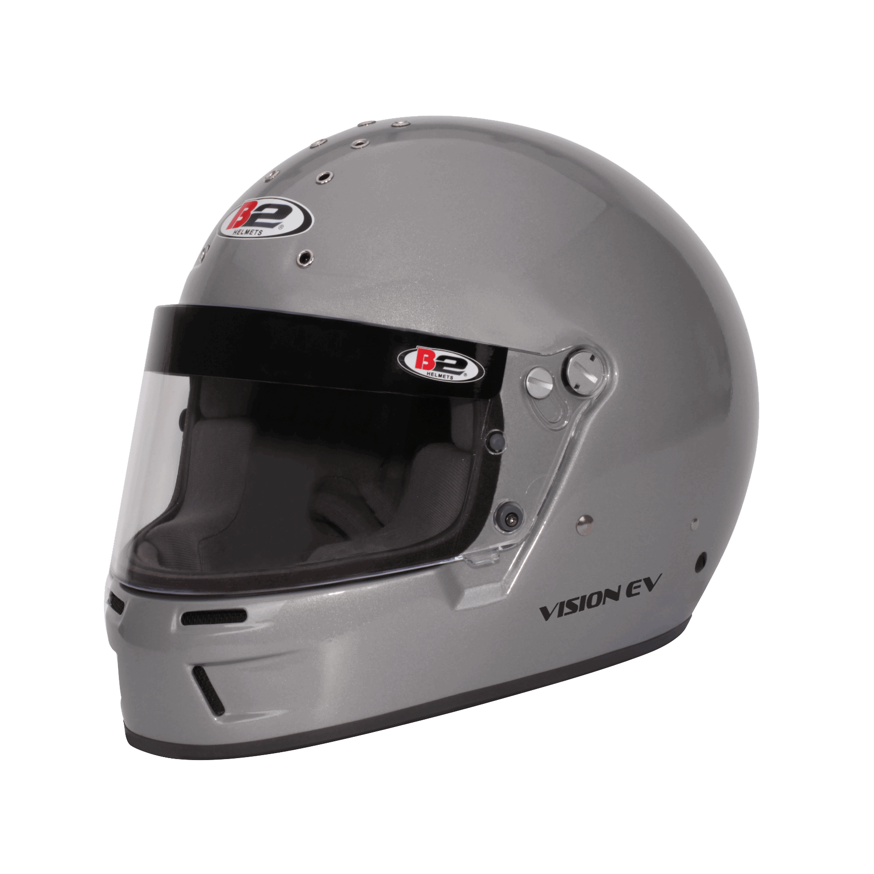 B2 VISION EV SA2020 Helmet - Fast Racer Silver / LRG (60-61) B2 VISION EV SA2020 Helmet - Fast Racer Silver / LRG (60-61)
