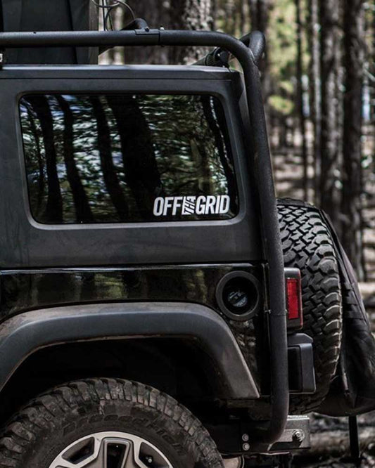 OFF THE GRID Solid Logo Decal - 7 Colors - OMWA118001CO01-OMWA118001BR01-OMWA118001GY01-OMWA118001MB01-OMWA118001OR01- DRIVEN - 2