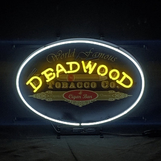 World Famous Deadwood Tobacco_Co. Cigar Neon Light Sign - ME978- DRIVEN - 2