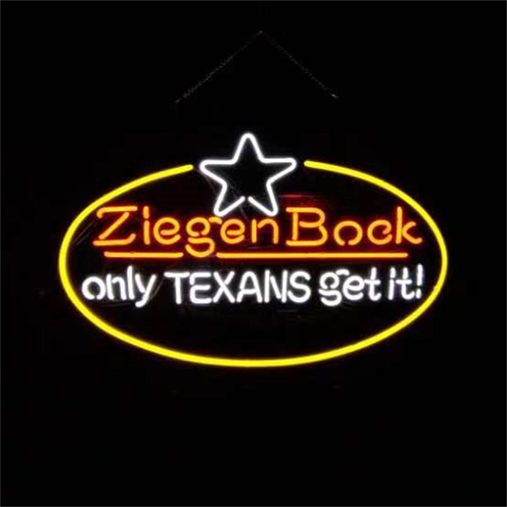 Ziegen Bock Only Texans Get it Neon Light Sign - ME266- DRIVEN - 2