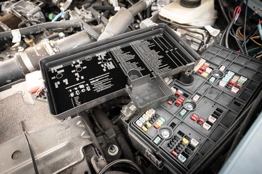 Acrylic Laser Series Fuse Box Lid Label Plate - 2021-2025 Bronco - 21BRONCOUNHDFUSE-LASER-21-21BRONCOUNHDFUSE-LASER-25-21BRONCOUNHDFUSE-LASER-SI21-21BRONCOUNHDFUSE-LASER-SI25- DRIVEN - 2