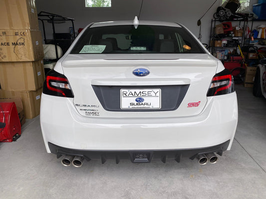 Aftermarket Taillight Style Overlays - 2015-2021 Subaru WRX / STI - SFB15WRXAMTLGB- DRIVEN - 2