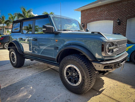 American Flag Fender Stickers - 2021+ Bronco / Bronco Sport / Jeep / Universal - 55AMERICA-GB-55AMERICA-WH-55AMERICA-RD- DRIVEN - 2