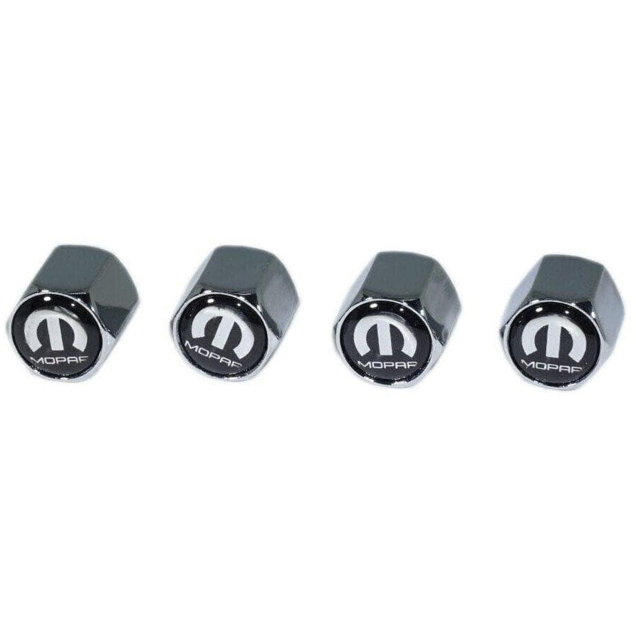 Chrome Valve Stem Tire Caps, Style: MOPAR - ZSD-374654- DRIVEN - 1