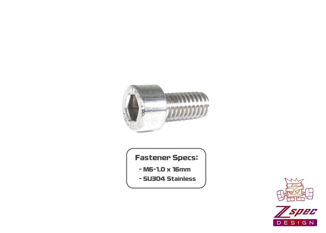 ZSPEC M6-1.0x16mm Socket-Cap SHSC Fasteners, SUS304 Stainless, 10-Pack - ZSD-005619- DRIVEN - 2