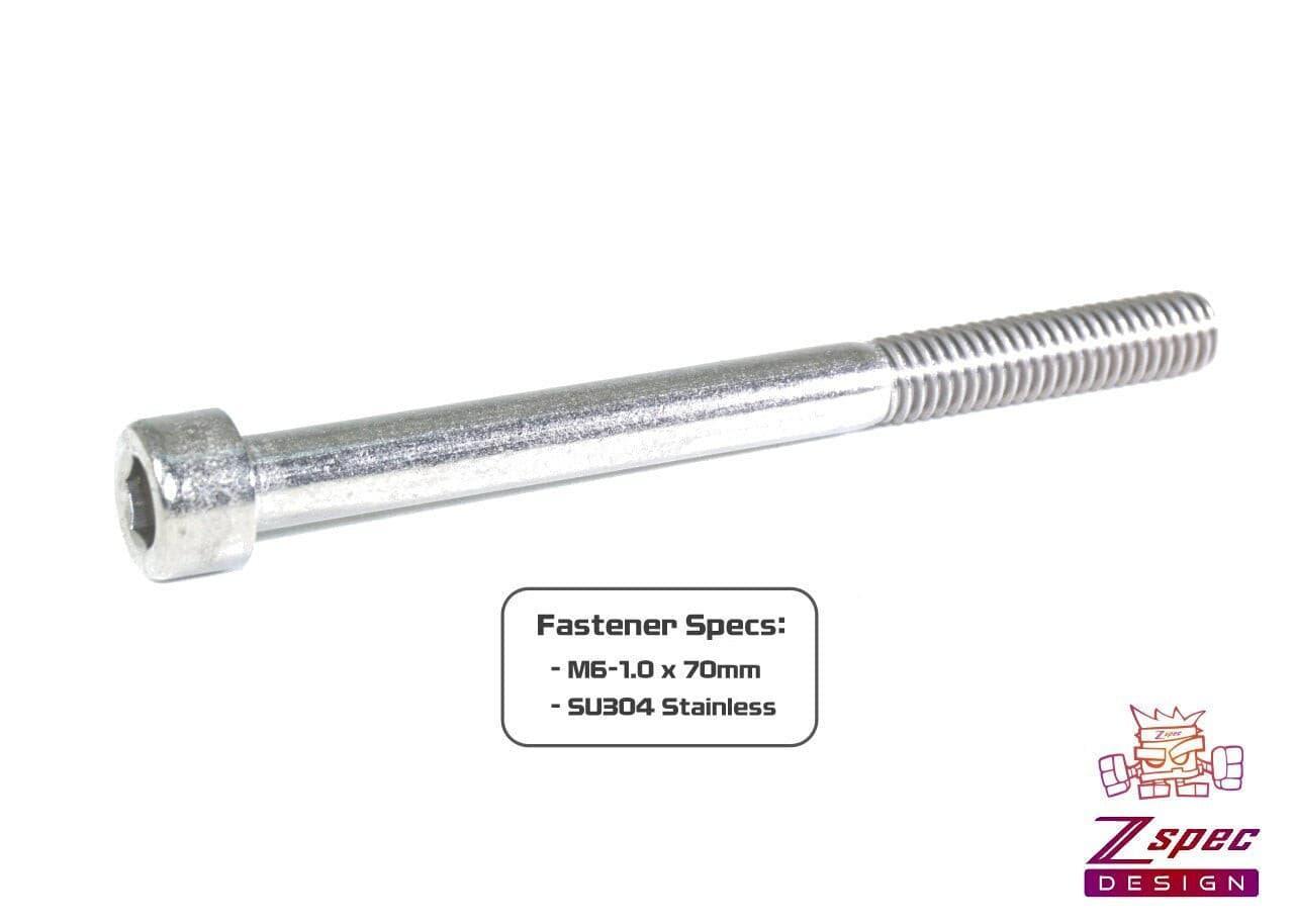 ZSPEC M6-1.0x70mm Socket-Cap SHSC Fasteners, Stainless, 10-Pack - ZSD-374357- DRIVEN - 2