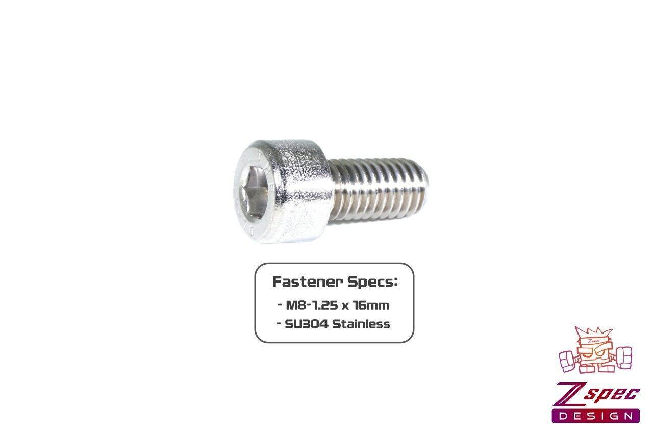 ZSPEC M8-1.25x16mm Socket-Cap SHSC Fasteners, Stainless, 10-Pack - ZSD-004643- DRIVEN - 2