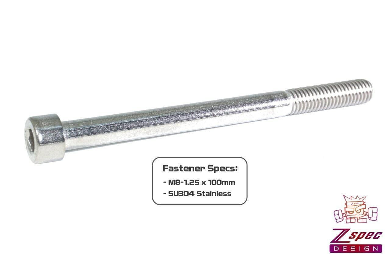 ZSPEC M8-1.25x100mm Socket-Cap SHSC Fasteners, Stainless, 10-Pack - ZSD-374142- DRIVEN - 2