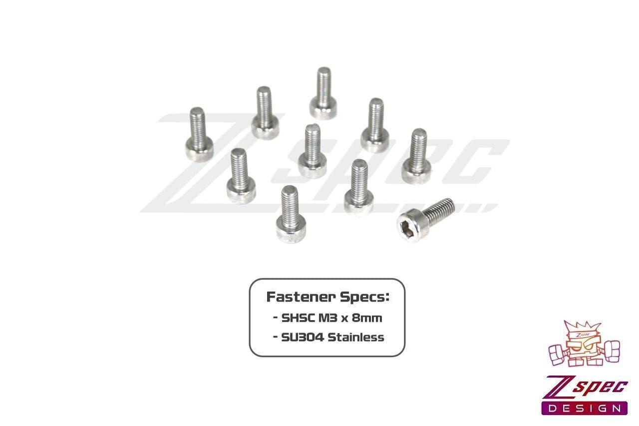 ZSPEC M3-0.5x8mm Fasteners, SHSC, Stainless SUS304, 10-Pack - ZSD-373862- DRIVEN - 2