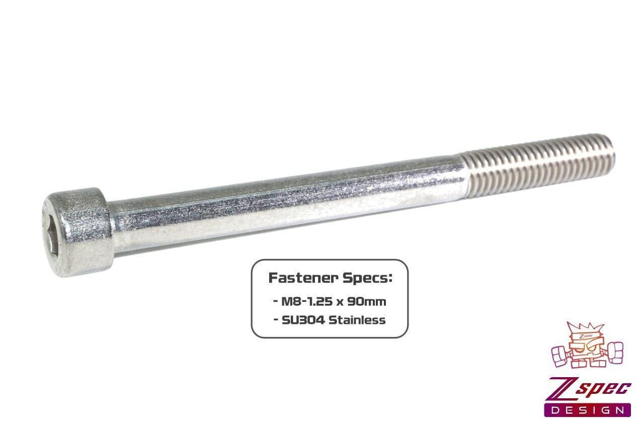 ZSPEC M8-1.25x90mm Socket-Cap SHSC Fasteners, Stainless, 10-Pack - ZSD-374302- DRIVEN - 2