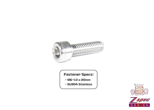 ZSPEC M6-1.0x20mm Socket-Head SHSC Fasteners, SUS304 Stainless, 10-Pack - ZSD-386114- DRIVEN - 2