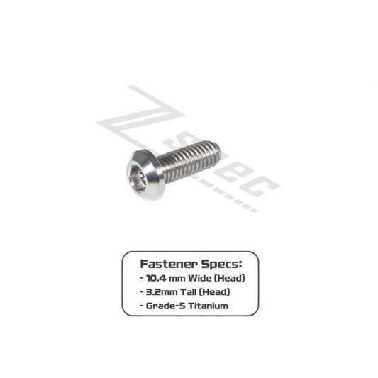 ZSPEC M6-1.0x16mm Dress Up Bolt® Fastener, Angled Head, Titanium Grade-5, Per Each - ZSD-006654-ZSD-006661-ZSD-006678-ZSD-006685-ZSD-006692- DRIVEN - 2