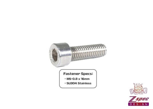 ZSPEC M5-0.8x16mm Socket-Cap SHSC Fasteners, Stainless, 10-Pack - ZSD-005114- DRIVEN - 2