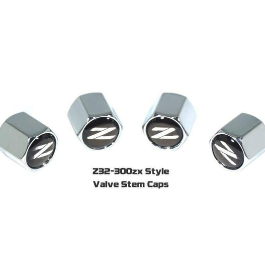 Chrome Valve Stem Tire Caps, Style: Nissan 300zx Z32 - ZSD-192319- DRIVEN - 2