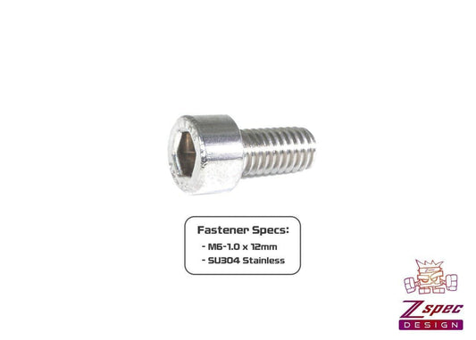 ZSPEC M6-1.0x12mm Socket-Cap SHSC Fasteners, SUS304 Stainless, 10-Pack - ZSD-005602- DRIVEN - 2