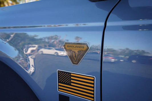 Badlands Fender Badge Overlays - 2021+ Bronco - 21BRBDLNDSF-DS-21BRBDLNDSF-LS-21BRBDLNDSF-ST-21BRBDLNDSF-CF-21BRBDLNDSF-HC- DRIVEN - 2