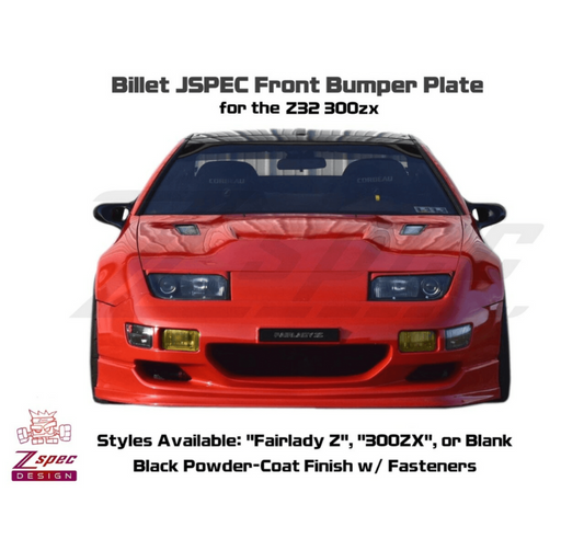 ZSPEC Front Bumper Plate for the JSPEC '90-99 Nissan Z32 300zx Fascia, Powder-Coated Billet - ZSD-569999-ZSD-569975-ZSD-569944-ZSD-569951-ZSD-569968- DRIVEN - 2