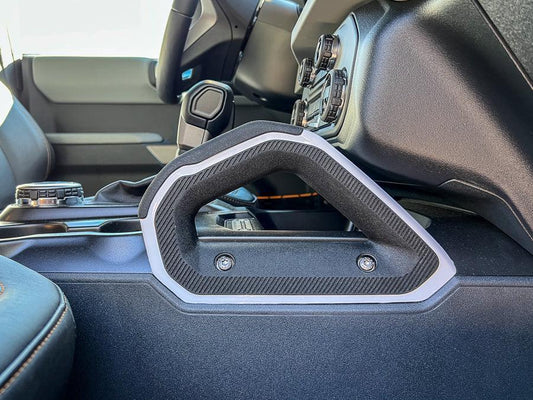 Center Grab Handle Stripe Overlay (Standard Series) - 2021+ *Bronco - 21BRONCOCENGRAB-BO-21BRONCOCENGRAB-BG-21BRONCOCENGRAB-OR-21BRONCOCENGRAB-RD-21BRONCOCENGRAB-BL- DRIVEN - 2