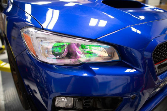 Chameleon Headlight Overlays - 2015-2020 WRX / STI - 15WRXHLCH- DRIVEN - 2