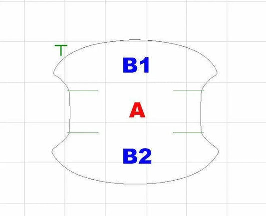 Clear Rock Guard Door Cup Protectors for - 2015-2021 WRX / STI - SFB15WRXDCRG- DRIVEN - 2