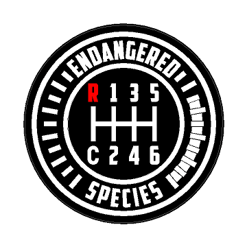 Manual Transmission Endangered Species Sticker - 2021+ Bronco MT - 21BRN6MT-STICKERWH-21BRN6MT-STICKERBK- DRIVEN - 2
