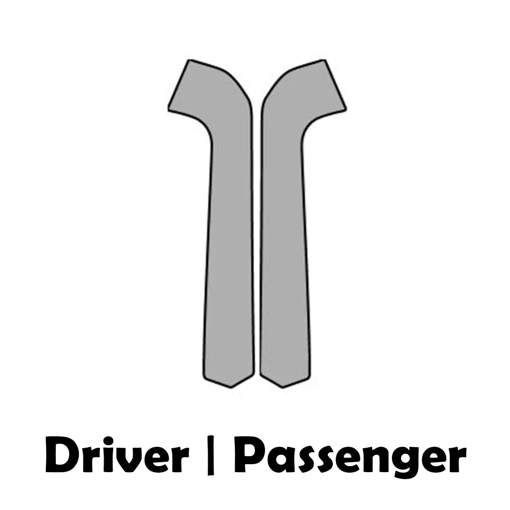 eXpert A Pillar Paint Protection Film (Clear PPF) - 2021+ Bronco - 21BRNCAPILLPPF-X1-21BRNCAPILLPPF-X2- DRIVEN - 1